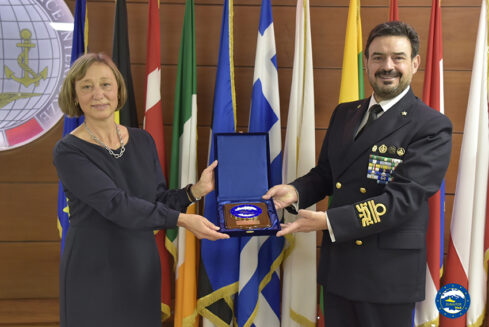 Ambassador of the Czech Republic in Italy visited the Operation Irini’s Headquarters