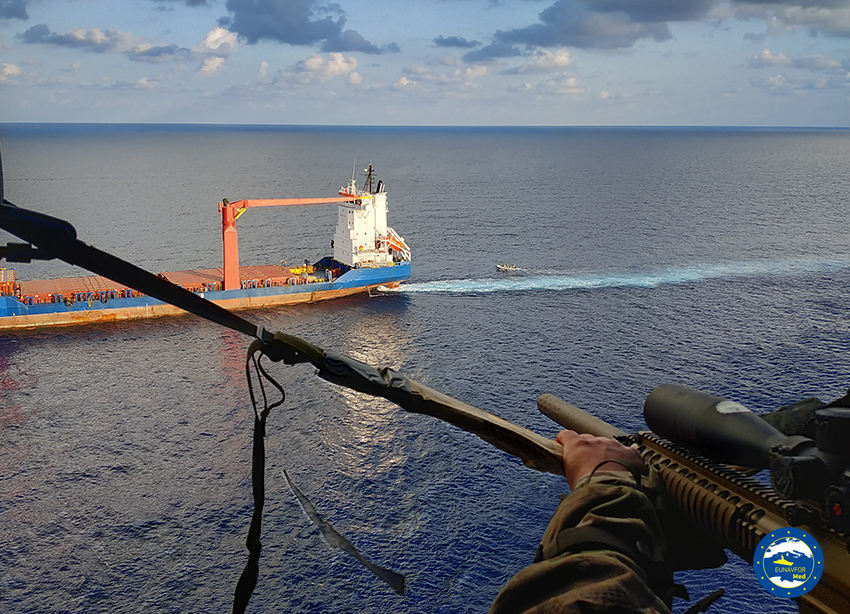 Operation IRINI inspected a Merchant Vessel in application of the relevant United Nation Security Council’s resolutions on arms embargo