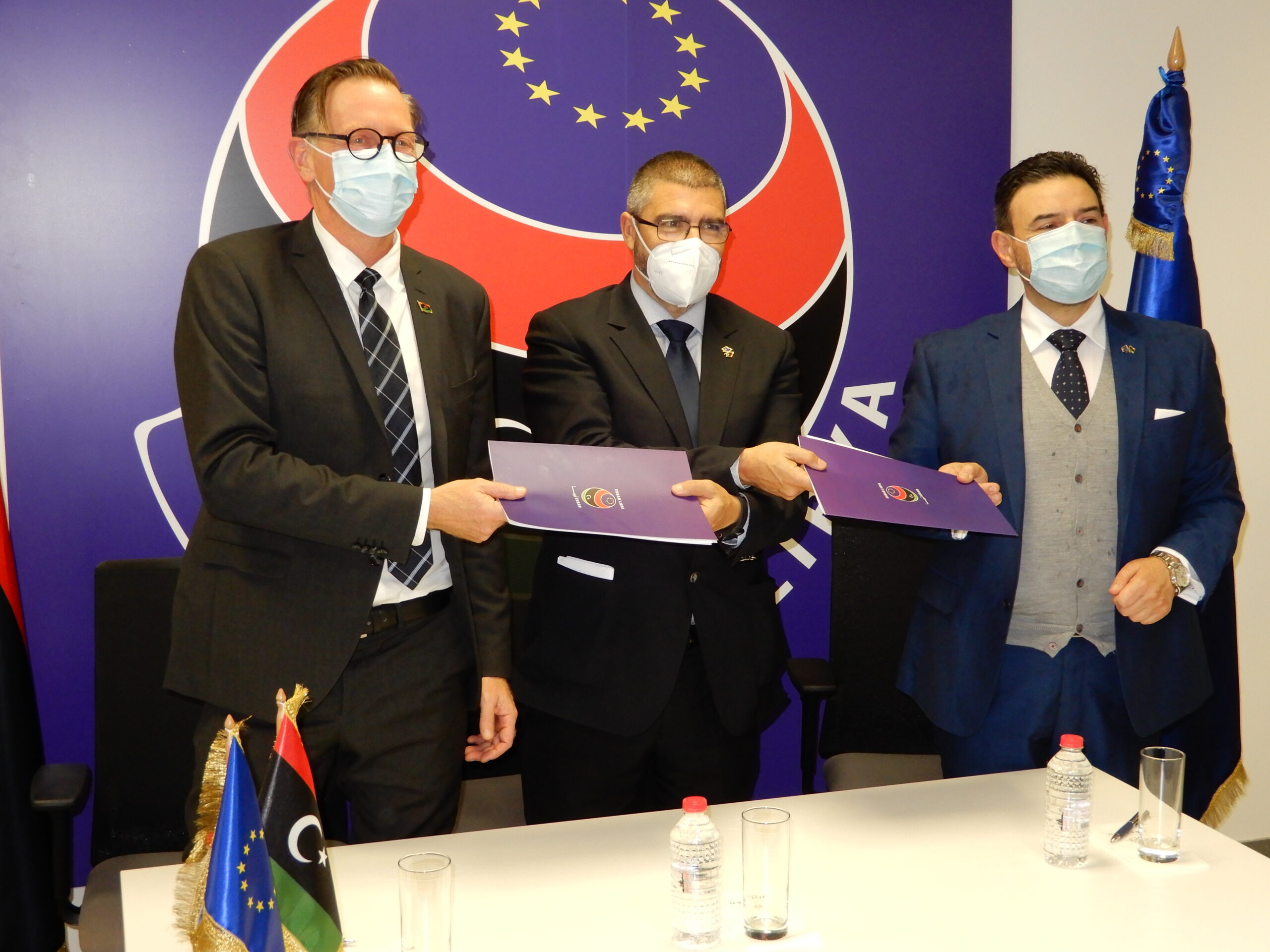 EUNAFORMED IRINI and EUDEL Libya signed an important Administrative Arrangement