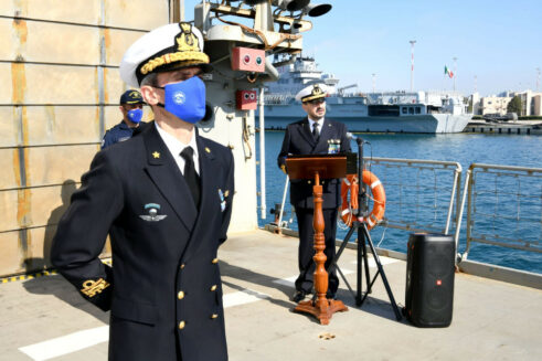 EUNAVFOR MED IRINI: new Force Commander and new flagship from the Italian Navy