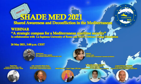 Road to Shade Med 2021, fourth webinar on “A strategic compass for a Mediterranean maritime security”