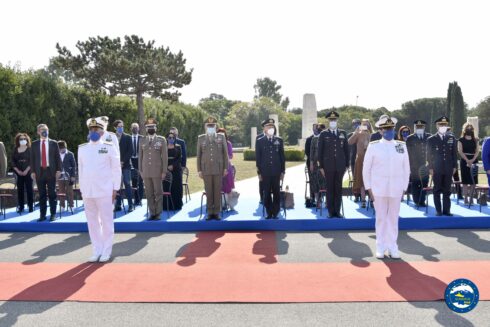 Rear Admiral Fabio Agostini handed over command of Operation EunavForMed IRINI to Rear Admiral Stefano Turchetto