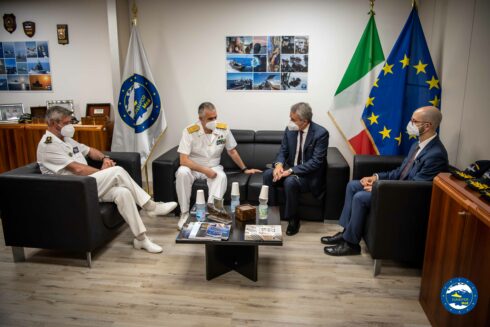His Excellency the Ambassador of Portugal to Italy visited EUNAVFOR MED IRINI OHQ 