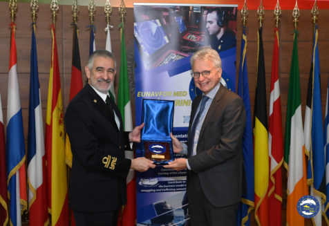 The Ambassador of the Federal Republic of Germany to Italy visited Operation IRINI OHQ