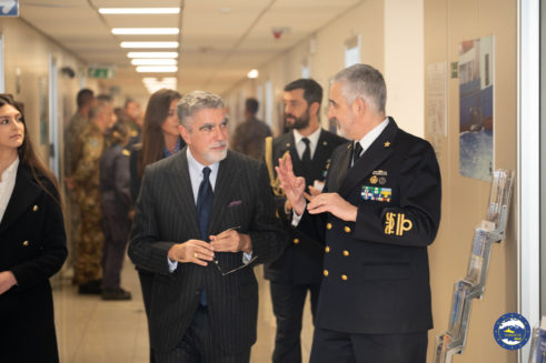 Ambassador of Portugal to Italy, H.E. Bernardo FUTSCHER PEREIRA, Visited EUNAVFOR MED IRINI OHQ