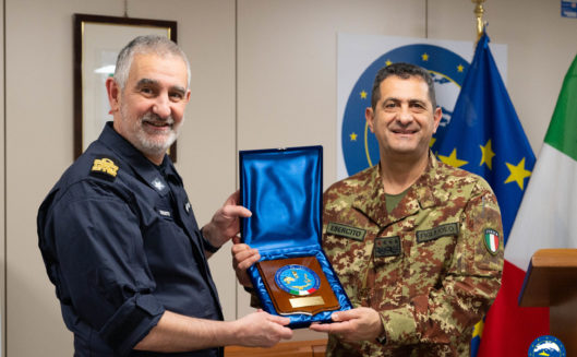 LIEUTENANT GENERAL FRANCESCO PAOLO FIGLIUOLO, ITALIAN COMMANDER FOR JOINT OPERATIONS, VISITED EUNAVFORMED OPERATION IRINI OHQ