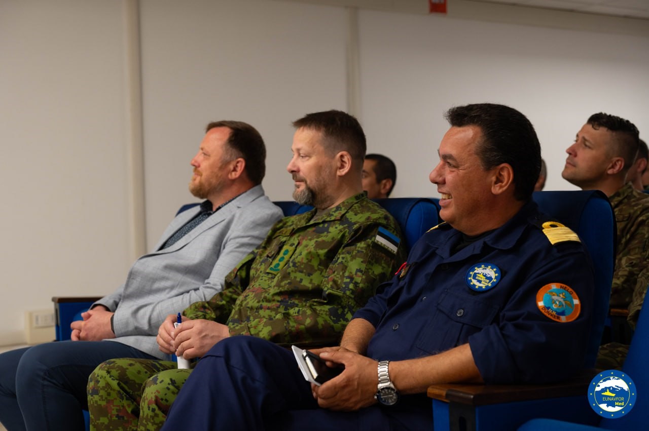 A delegation of Baltic Defence College Joint Command and General Staff ...