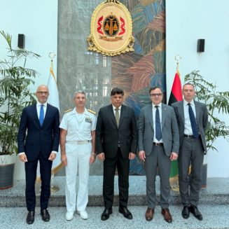 VISIT OF THE OPERATION IRINI COMMANDER TO TRIPOLI  ON THE OCCASION OF THE SECOND EU-LIBYA TECHNICAL WORKING GROUP