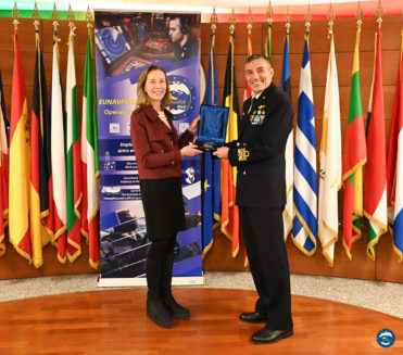 VISIT OF THE AMBASSADOR OF IRELAND TO ITALY AT EUNAVFOR MED OPERATION IRINI HEADQUARTERS (OHQ)