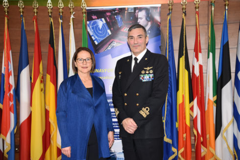 VISIT OF THE MINISTER OF DEFENCE OF LUXEMBOURG, YURIKO BACKES  AT EUNAVFOR MED IRINI OPERATIONAL HEADQUARTERS