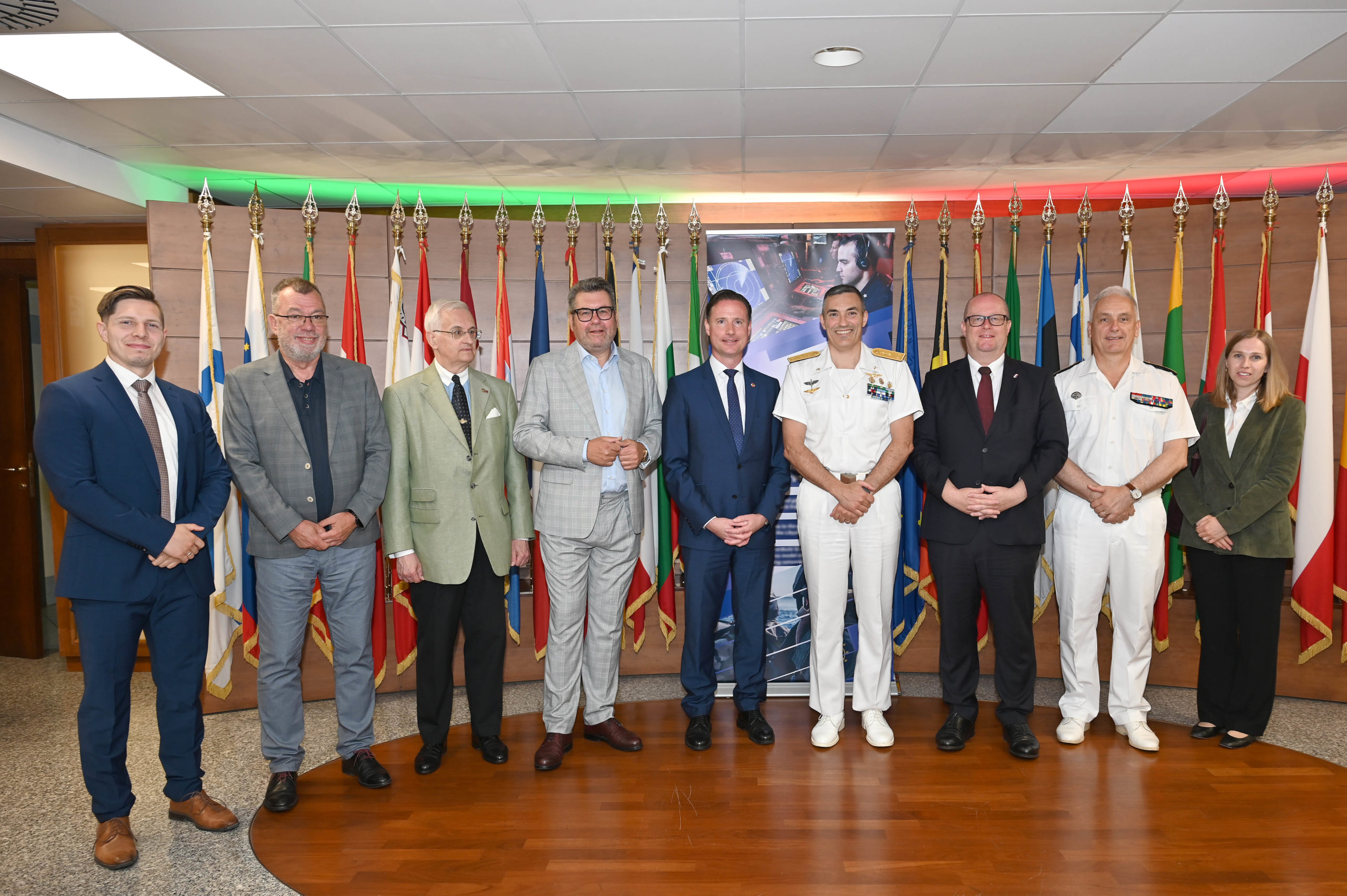 Visit of the Austrian National Defence Committee to EUNAVFOR MED IRINI’s Operational Headquarters